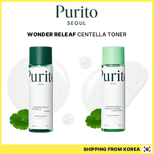 [Purito] Wonder Releaf Centella Toner / Centella Toner Không mùi 200ml
