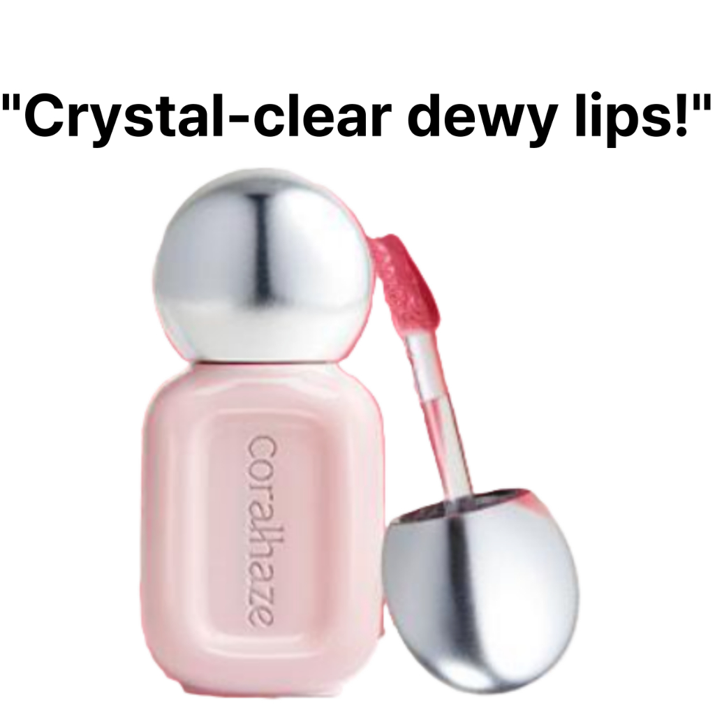 OLIVE YOUNG CORALHAZE Dew Drop Tint 4.5g (7 màu) – Thạch nhẹ phát sáng lâu trôi OC01