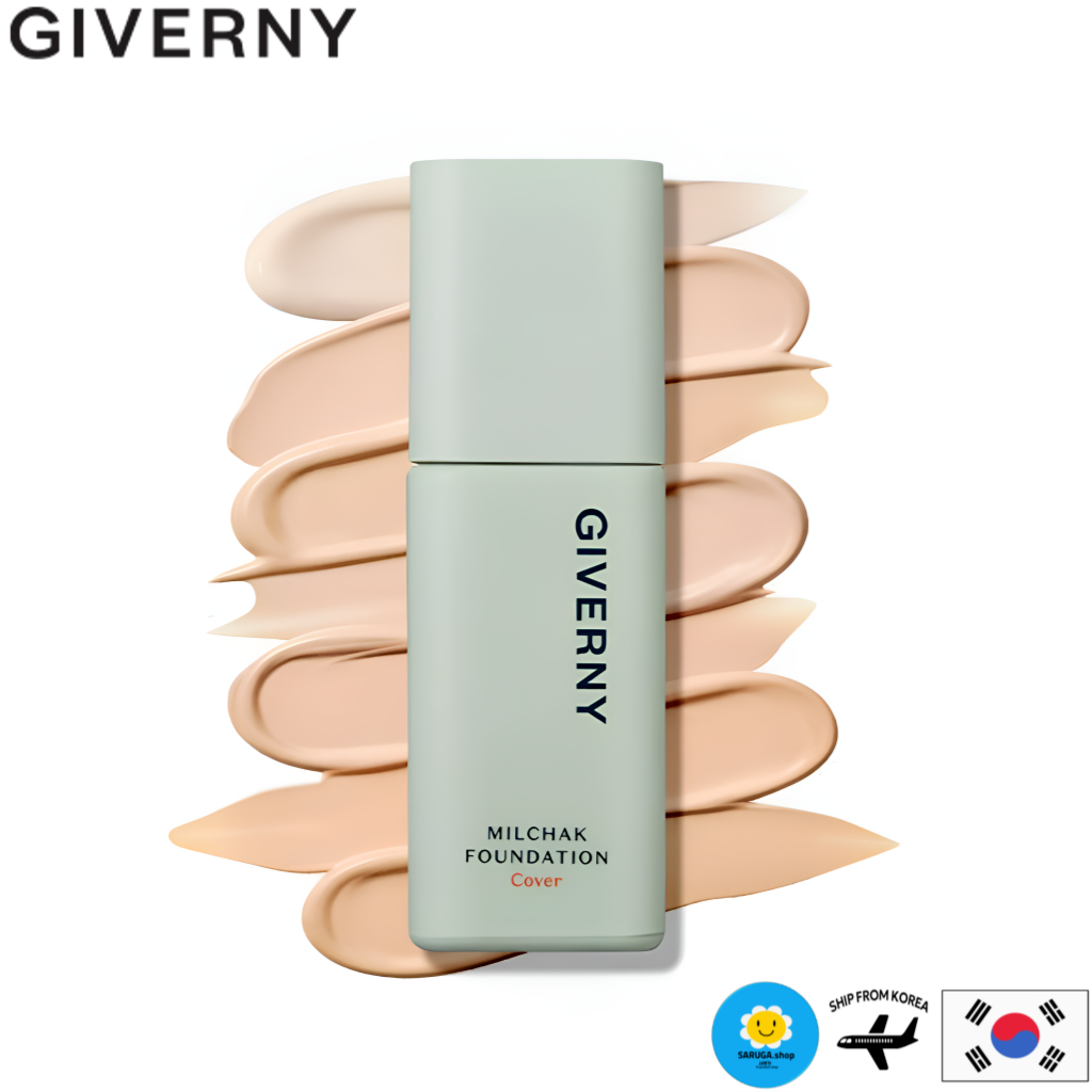 [GIVERNY] Milchak Cover Foundation 30ml – Đế siêu mỏng & lâu trôi SPF30 PA + +