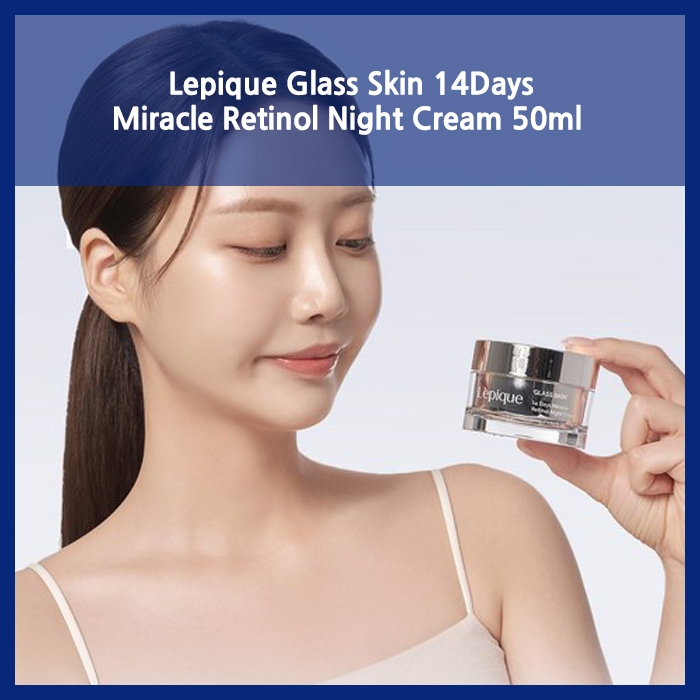 Kem dưỡng ban đêm Lepique Glass Skin 14Days Miracle Retinol 50ml