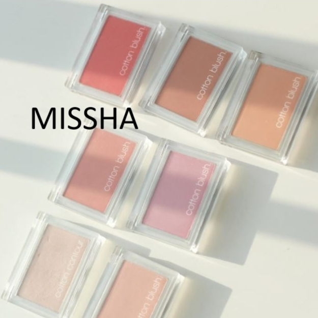 [MISSHA] Cotton Blusher 4g   Phấn Má Hồng Chất Lượng Cao