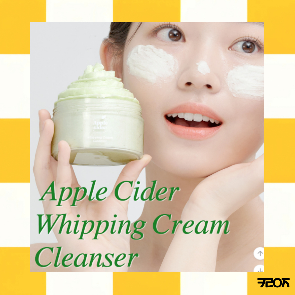 [Ariul] Sữa rửa mặt Apple Cider Whipping Cream Dưỡng ẩm / Làm dịu mụn / AcneCare / GentleCleansing (