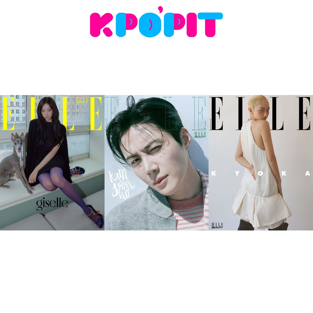 [Tạp chí/Magazine] ELLE 2025.06 (Bìa: aespa-GISELLE / Kim Seonho / KYOKA)