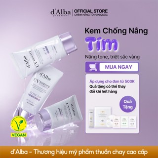 [d 'Alba Official] Kem chống nắng trắng Truffle Tone Up Purple 50ml