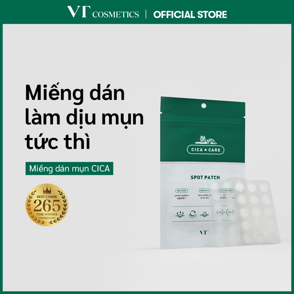 [VT] Spot Patch 12 / 48 Miếng dán / Miếng dán mụn / Miếng dán mụn trứng cá _ Jul