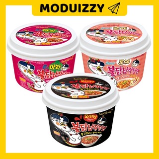   SAMYANG  * Sẵn sàng để hàng * Cốc mì phẳng Buldak 2 vị Hoa hồng Mala   Ramen ăn liền Hàn Quốc 
