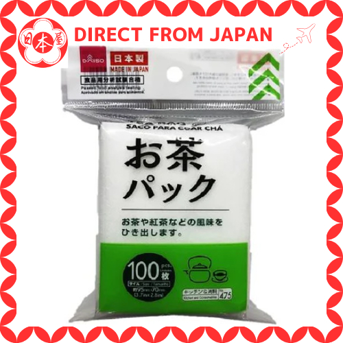 [Direct from Japan] NEW OPEN SPECIAL PRICE Tea pack 100p Limited quantity Daiso Japan
