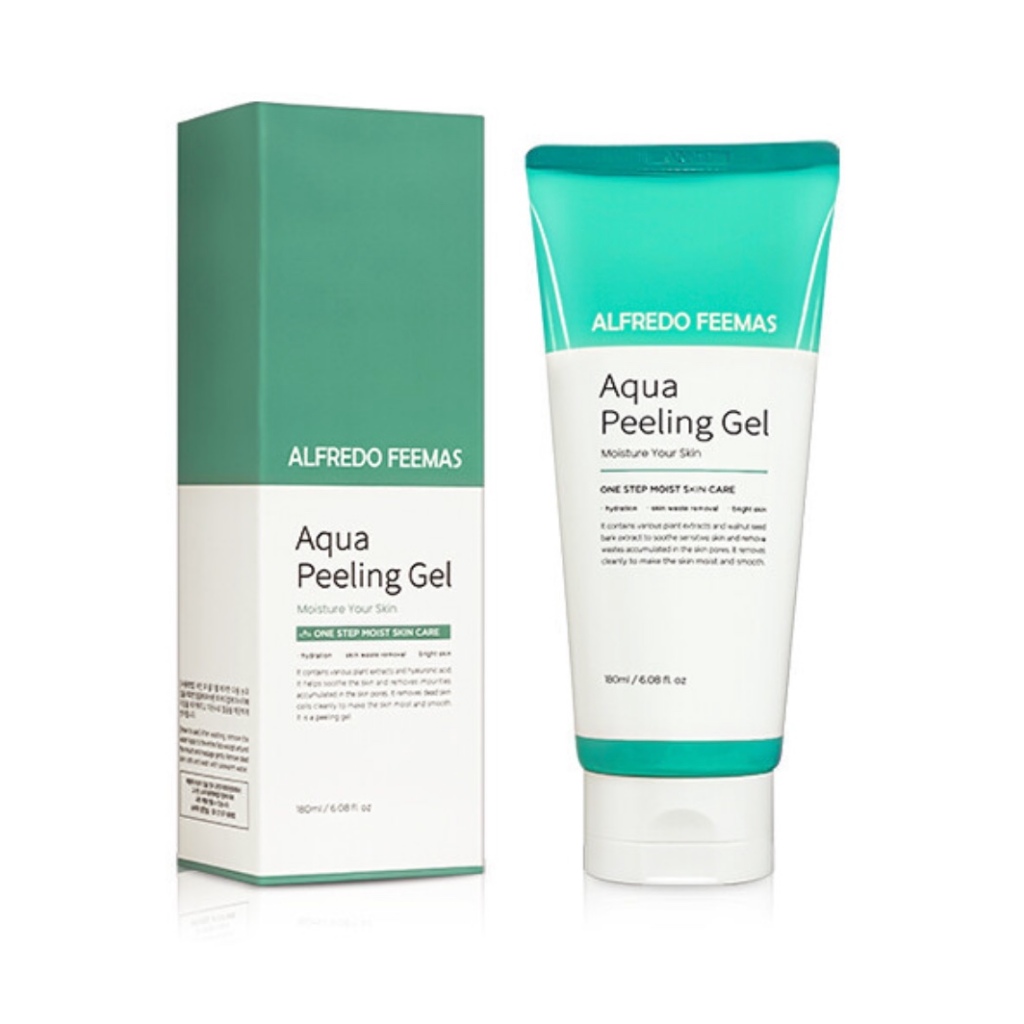 Gel tẩy tế bào chết dưỡng ẩm ALFREDO FEEMAS Aqua Peeling Gel, 180ml