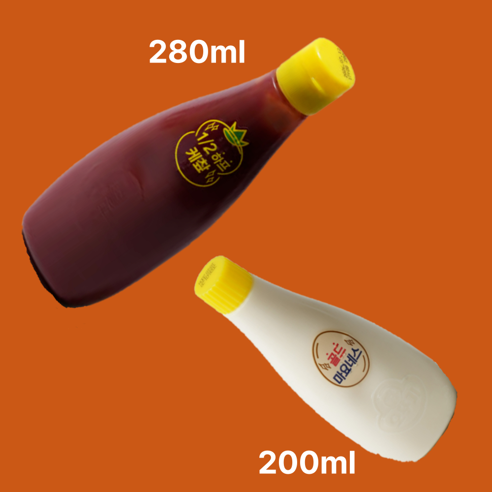 Ottogi sốt cà chua 280g + sốt Mayonnaise 200g