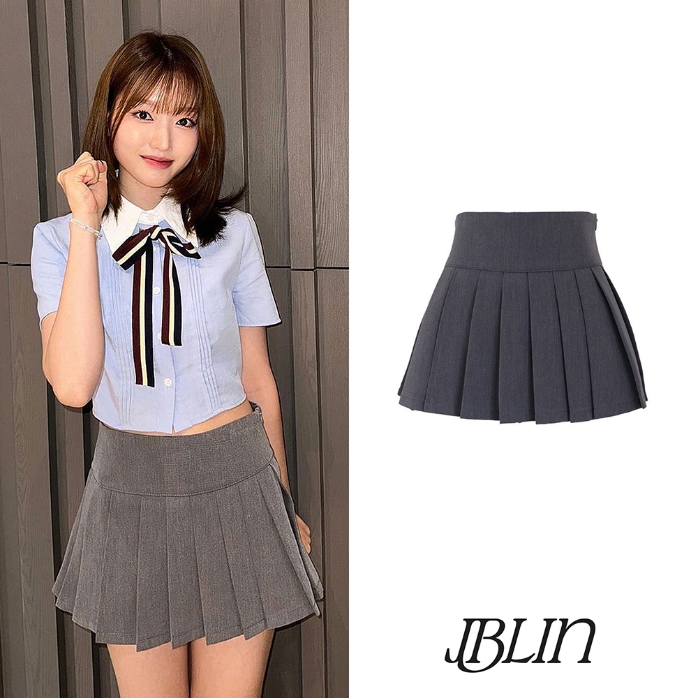 Hàn QUỐC [JBLIN] Váy mini xếp ly Honta / VIVIZ SinB & Loosemble GoWon chọn đích thực 100%
