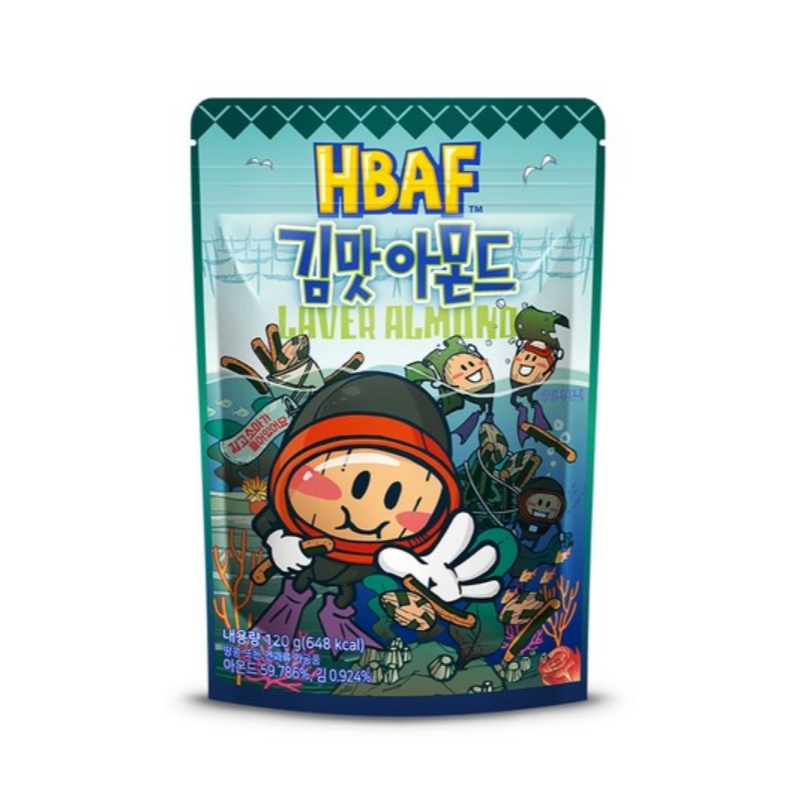 Hạnh nhân Laver HBAF Hàn Quốc 120g / 190g