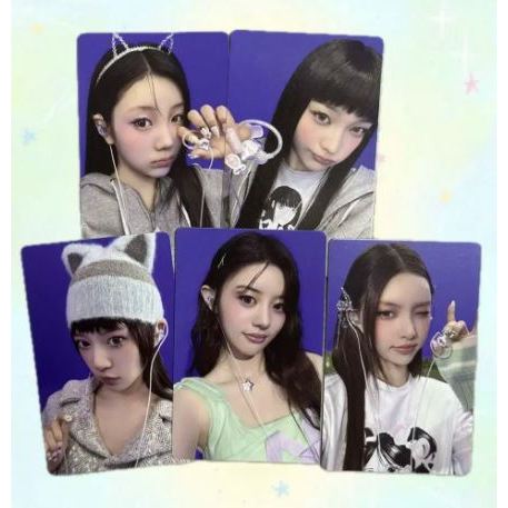 Album Mini thứ 3 của ILLIT 'bom' (Merch ver.) THẺ ẢNH 5ea 1 bộ