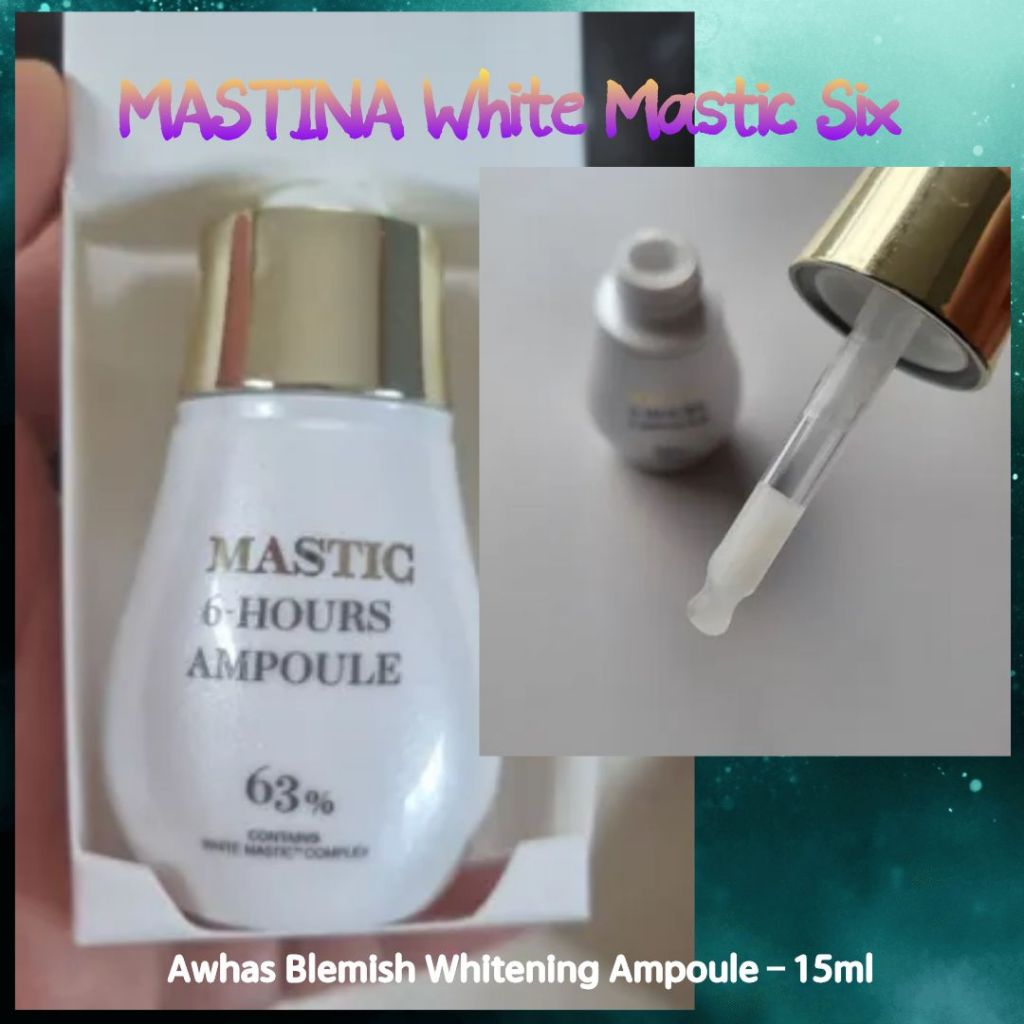 MASTINA White Mastic Six-Awhas Blemish White Ampoule – 15ml