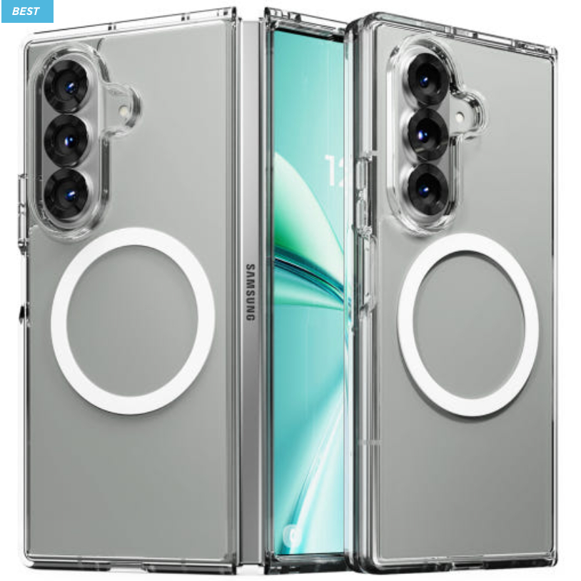 Sinjimoru - Ốp lưng trong suốt cơ bản Airclo (PC + TPU) cho galaxy z fold 7 / fold7