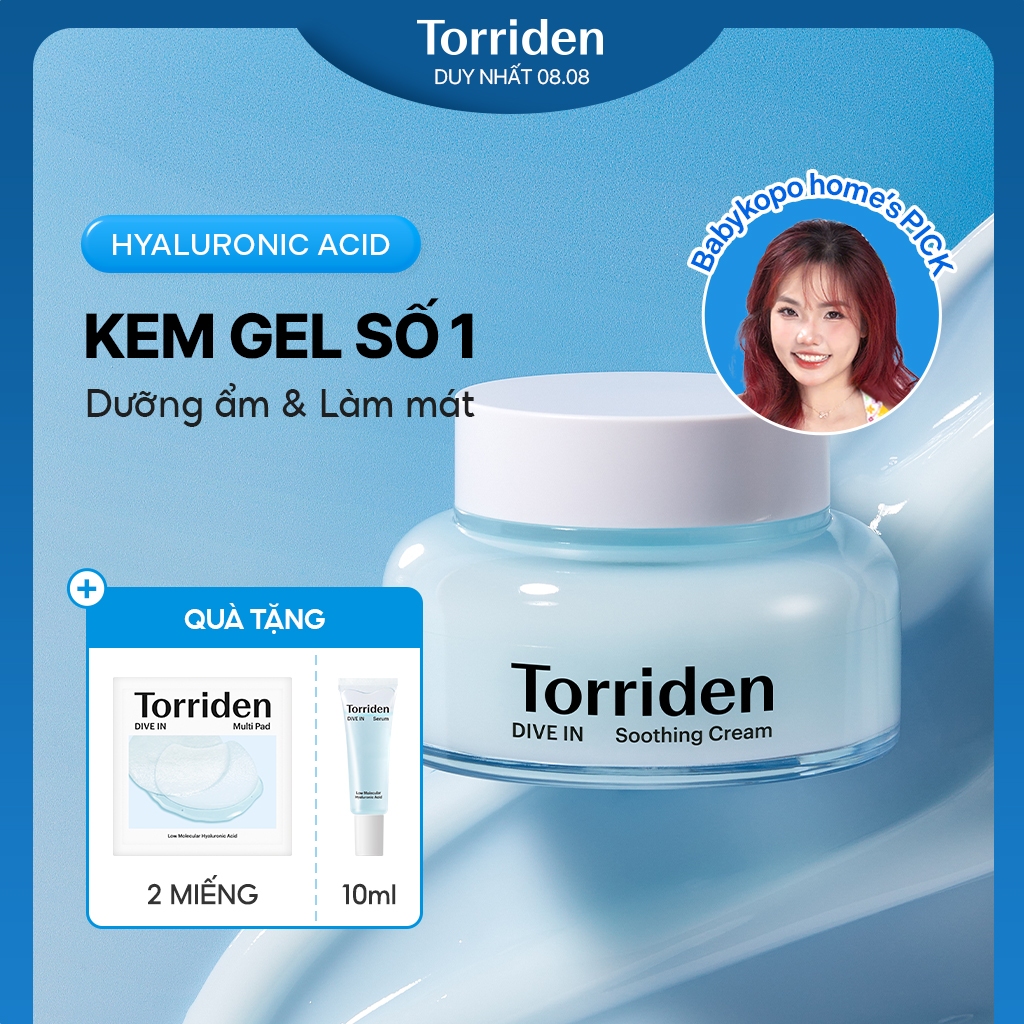 [Torriden Exclusive] Kem dưỡng ẩm bổ dưỡng (Bao gồm: 2 miếng bổ dưỡng, Serum bổ dưỡng 10ml)