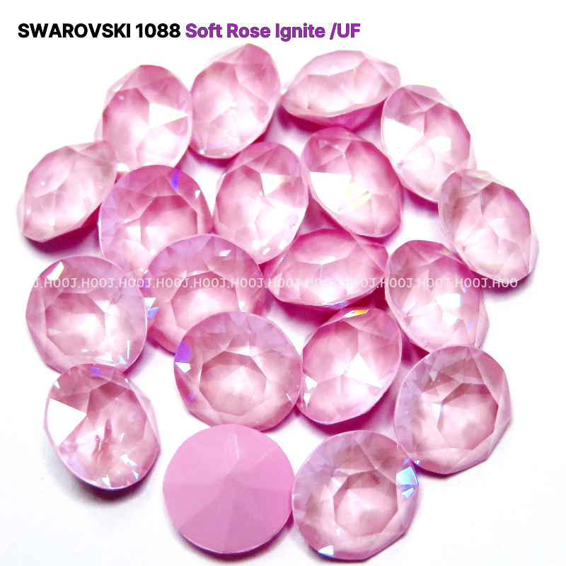 Swarovski Crystal 1088 -Soft Rose Ignite