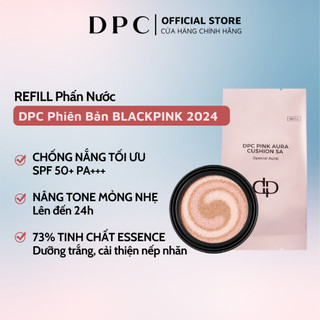 Lõi phấn nước dpc pink aura cushion spf 50+ pa+++ | làn da căng bóng, trắng hồng tự nhiên, 3 màu