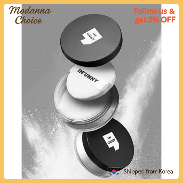 [IM UNNY / Pore Blur Oil Control Sebum Pact 8g / Loose Setting Powder / Matte Finish / Made in Korea