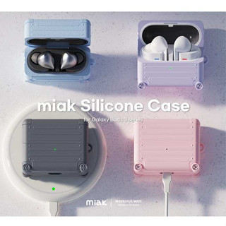 Miak cho Samsung Galaxy Buds 3 Pro Ốp lưng Galaxy Buds 3 cho Ốp lưng silicon Galaxy Buds có thiết kế vali