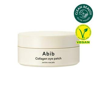 Miếng dán mắt Abib Collagen Gel Jericho Rose Jelly (60 chiếc) Collagen thuần chay, Mặt nạ Hydrogel trong suốt dưới mắt, làm sáng nếp nhăn mắt