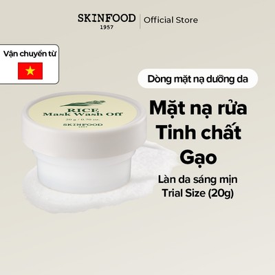 [SKINFOOD Official] [mánh lới quảng cáo] Mặt nạ Gạo Wash off 20g / Rice Mask Wash Off 20g