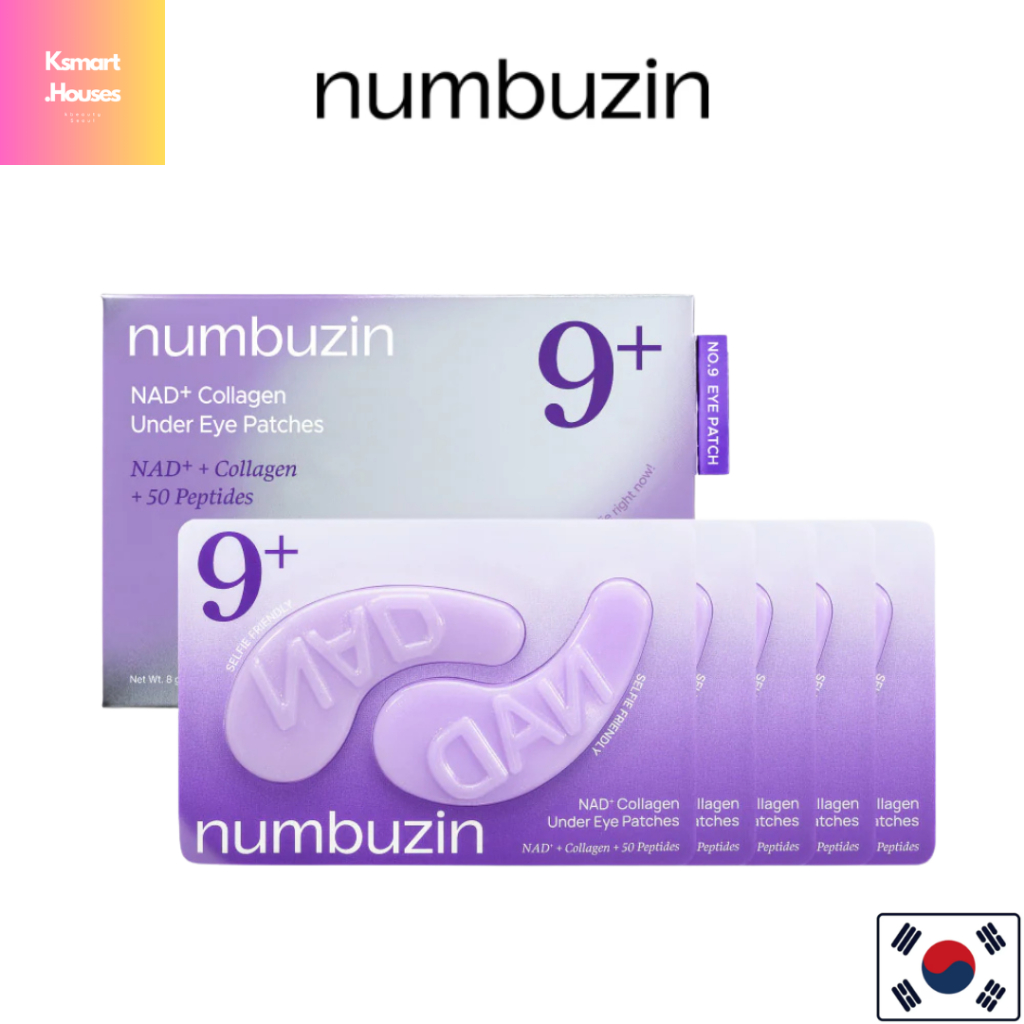 Miếng dán mắt NUMBUZIN No.9 NAD + Collagen Under Eye (5 đôi)
