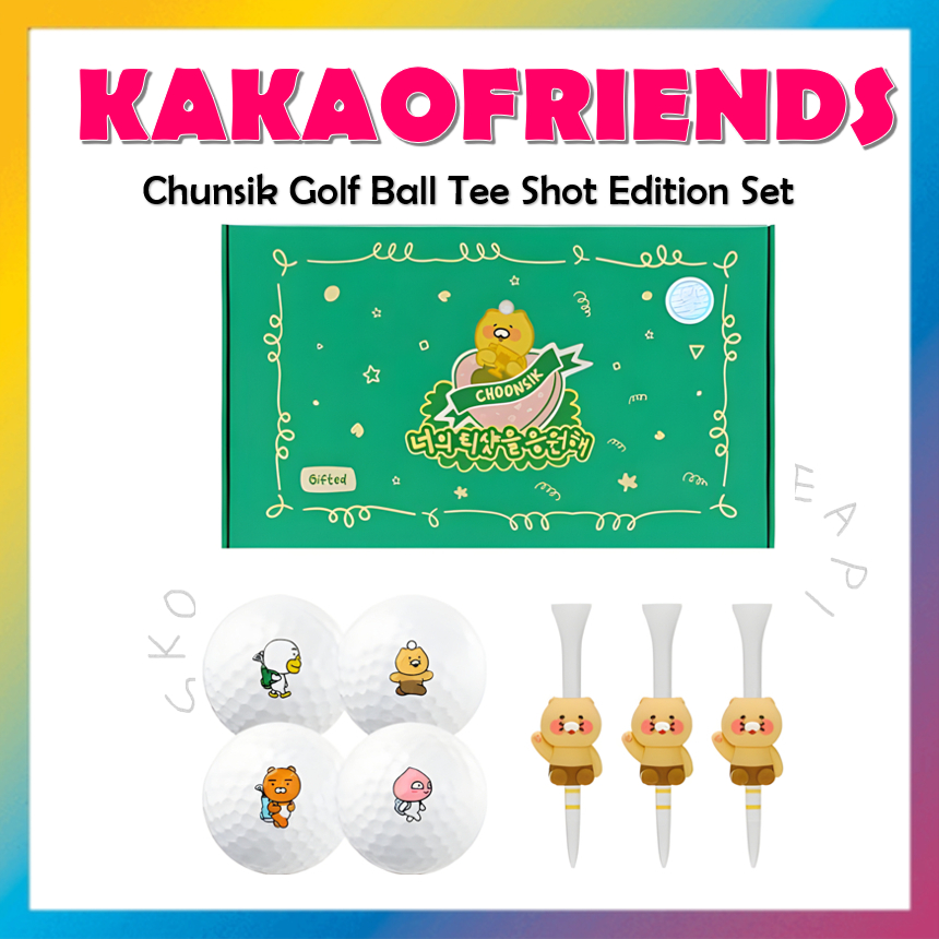 [KAKAO FRIENDS] Bộ phiên bản Giới hạn bắn bóng Golf Chunsik