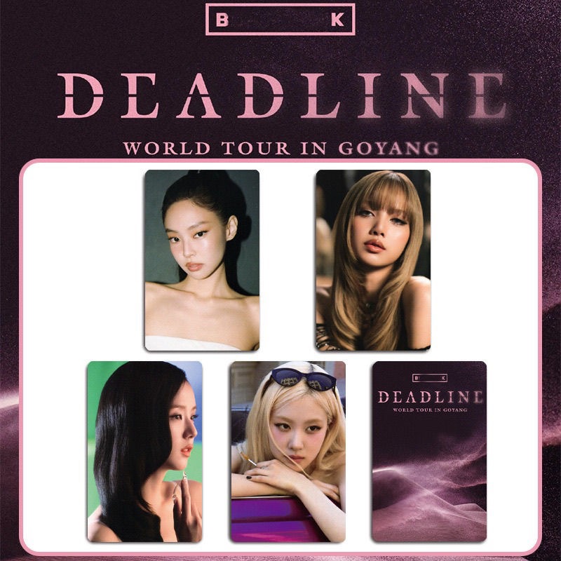 Blackpink Bộ Photocard buổi hòa nhạc BLACK PINK DEADLINE 4 chiếc | Bộ sưu tập thẻ hàng tuần 2025 Jen