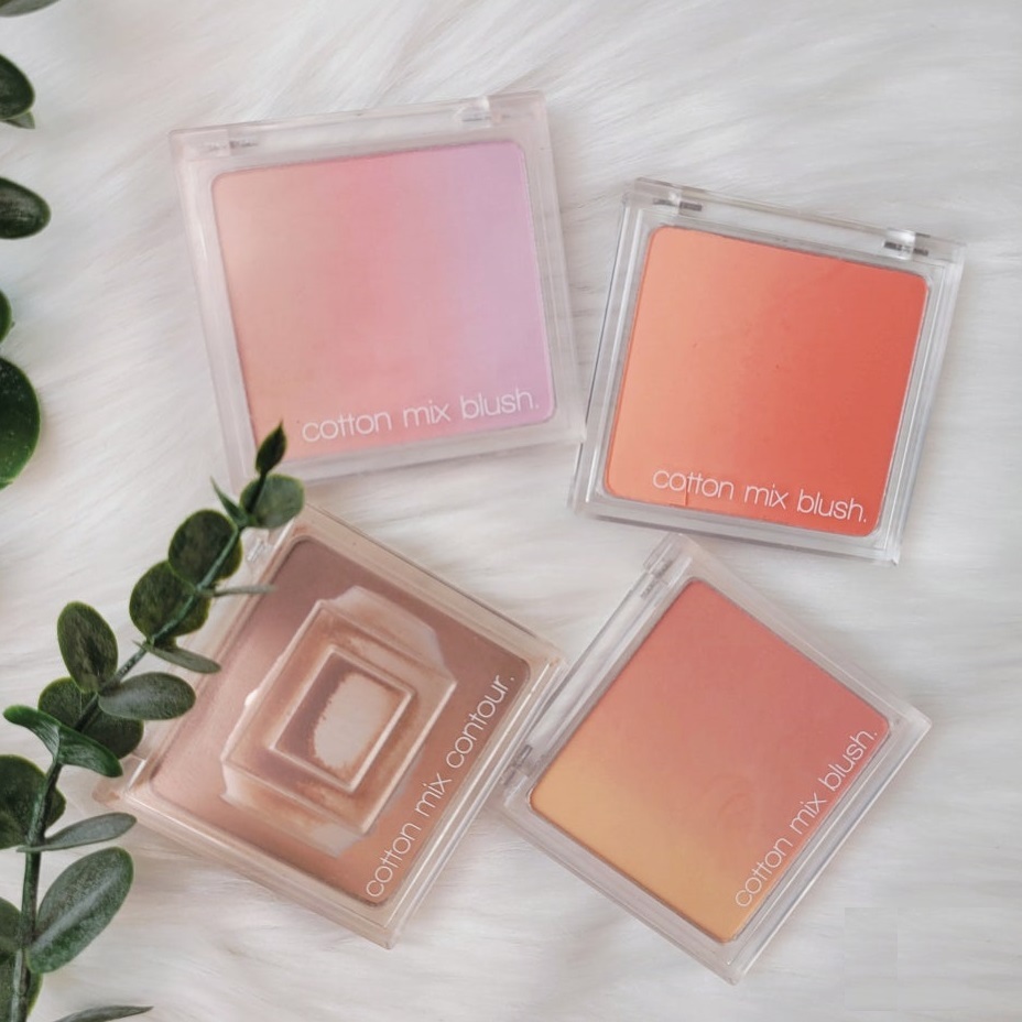 [MISSHA] Cotton Mix Blusher 11g   Bông Trộn Má Hồng