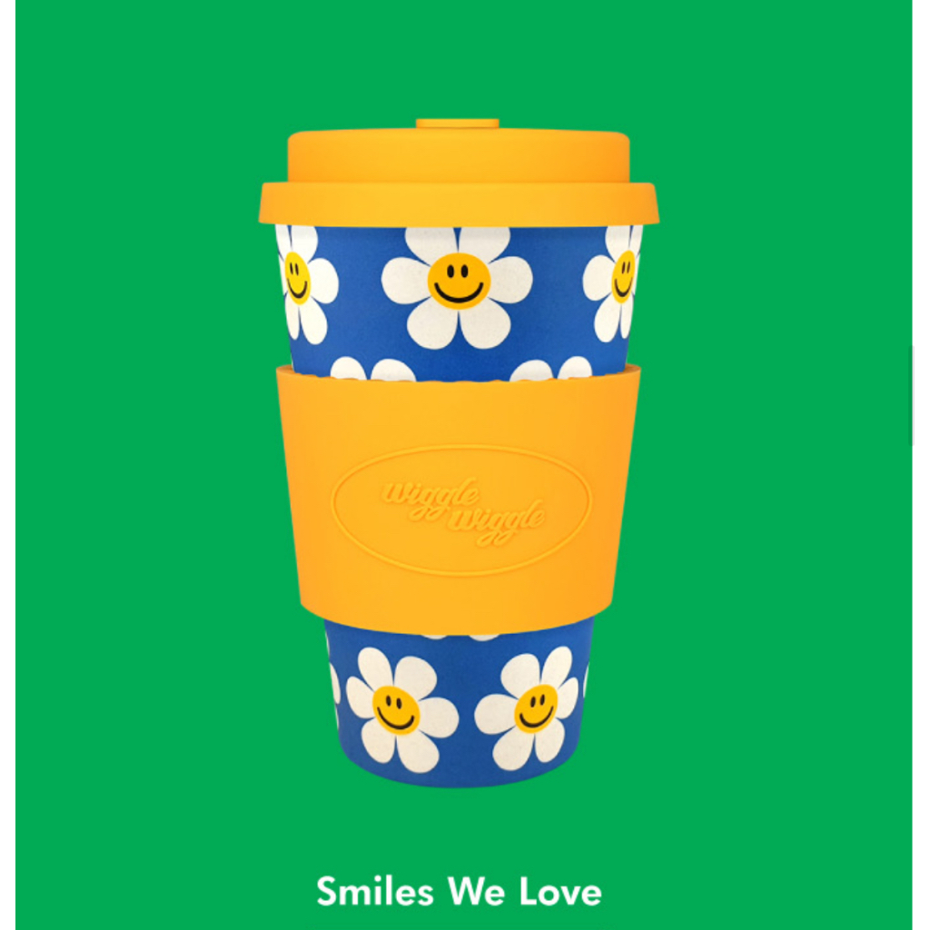 [Wiggle Wiggle] BAMBOO ECO MUG CUP - Smile We Love