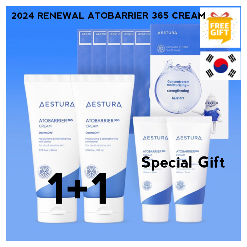 [Aestura] ❤️Quà TẶNG ĐẶC BIỆT, 1 + 1❤️Kem AESTURA ATOBARRIER 365 RENEWAL 2024 80ML