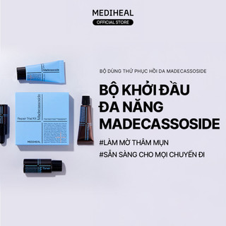 Bộ khởi động sửa chữa Madecassoside CHÍNH THỨC MEDIHEAL 4ea (Bọt làm sạch, Toner, Serum và dưỡng ẩm) Chăm sóc vết thâm và dưỡng ẩm sâu