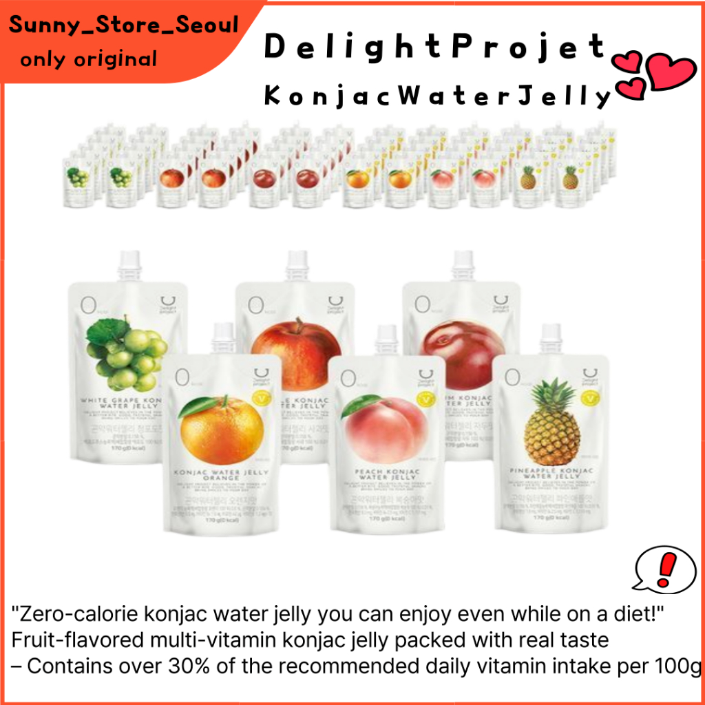 Delight Project Konjac Water Jelly – 6 vị (0 kcal)