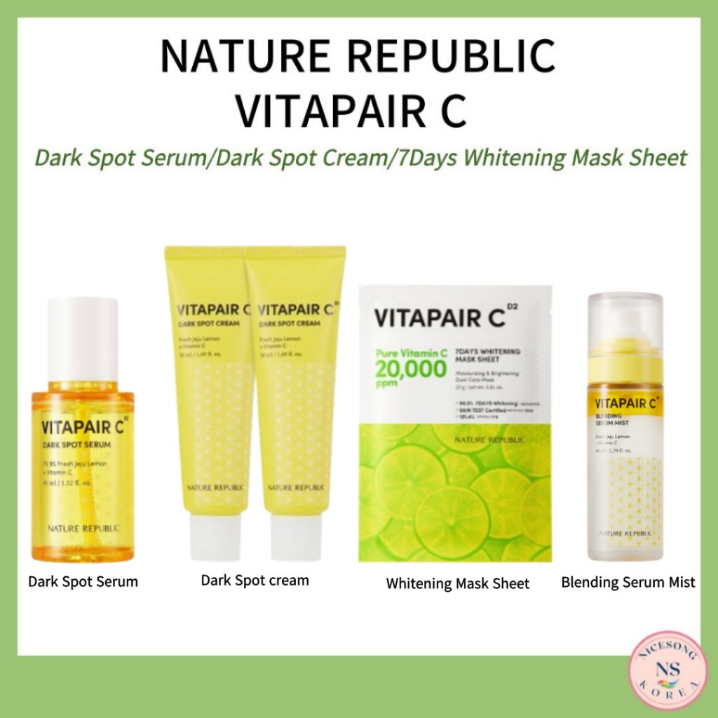 [Nature Republic] Nature Republic Vitapair C Serum / Kem / Mặt nạ (5 tờ) / Hỗn hợp Serum Mist