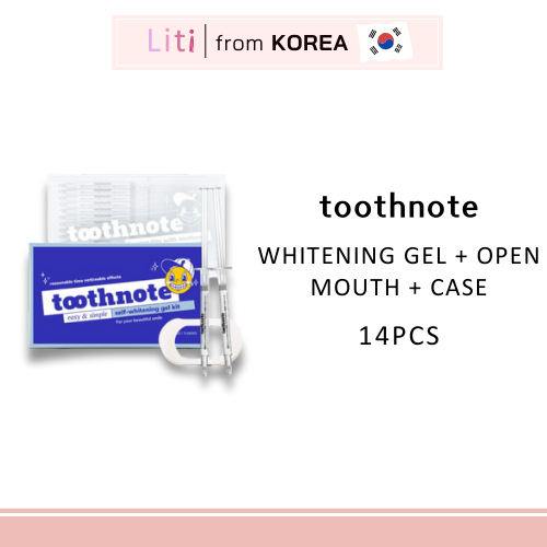 [Tooth Note] Gel làm trắng răng (2 tuần sử dụng)