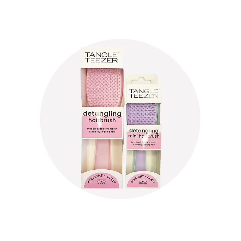 [Teezer Tangle] Bộ cọ Mini & Detangler ướt