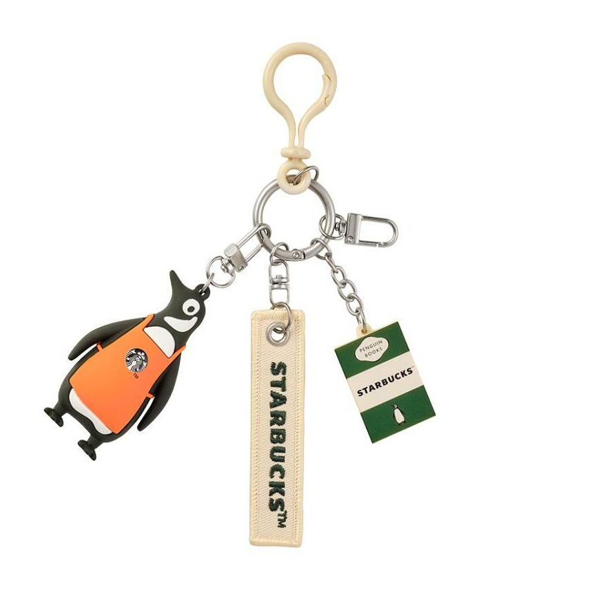 🎀【SALE In Stock】2024 Penguin Books x Starbucks Hàn Quốc Keychain