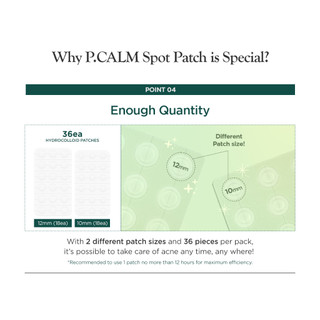 [P.CALM] set 2 hộp (78 miếng) Miếng dán mụn P.CALM All Day Clear Patch