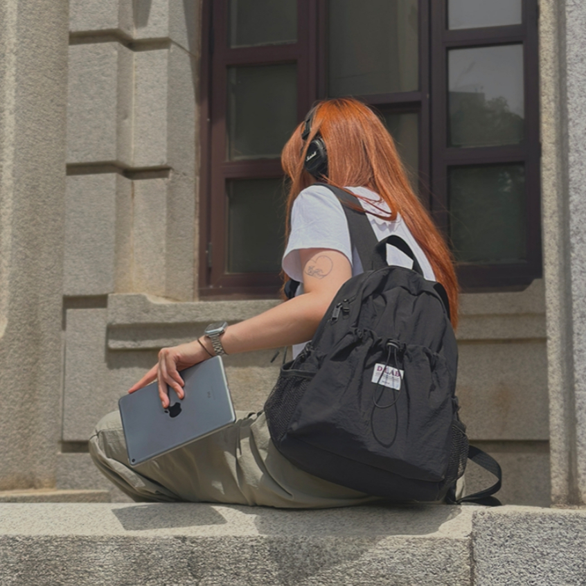 < D.lab > Ba lô Amper - Gói túi ZIGZAG số 1 2 màu