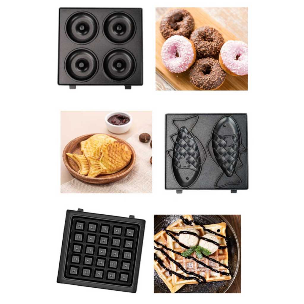 Khung Làm Bánh Cá Bánh Waffle Bánh Donut Danmi Hàn Quốc
