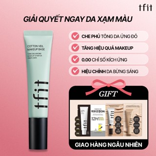 [TFIT Official] Kem Lót Xanh Cotton Veil Makeup Base 01 Pure Green 30ml