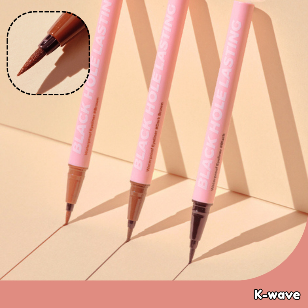 [BLESSED MOON] Bút kẻ mắt chống nước lâu trôi Blackhole 0.6g / Đen / Nâu / Nâu Đậm EXP NGÀY 2026. 02