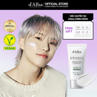 [d'Alba Official] Kem chống nắng vật lý dịu nhẹ cho da nhạy cảm Waterfull Mild Suncream SPF 50+ 50ml