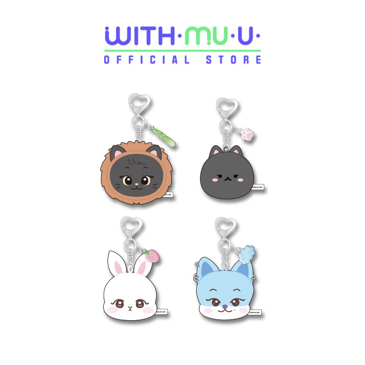 Vật phẩm Kakao m KISS OF LIFE - 2nd Anniversary Official MD Face Doll Keyring