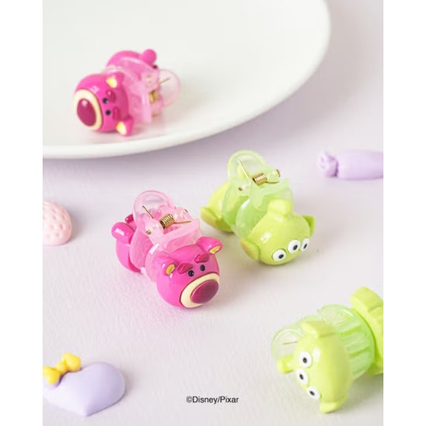 Đai-so Korea - Bộ 4 kẹp móng vuốt tóc Disney Pixar Toy Story: Lotso và Alien