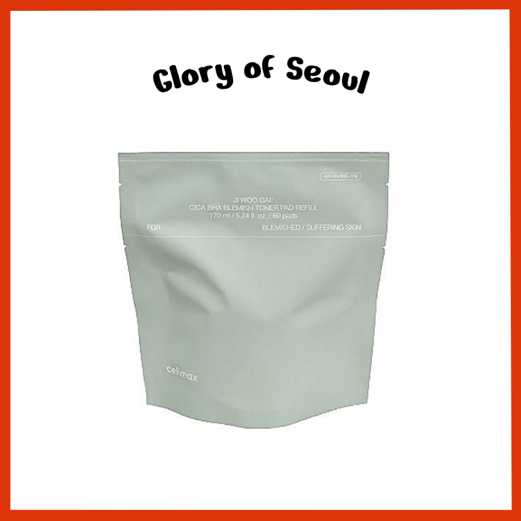 Celimax Ji.Wood.Gae Cica BHA Blemish Toner Pad Refill (60 miếng)