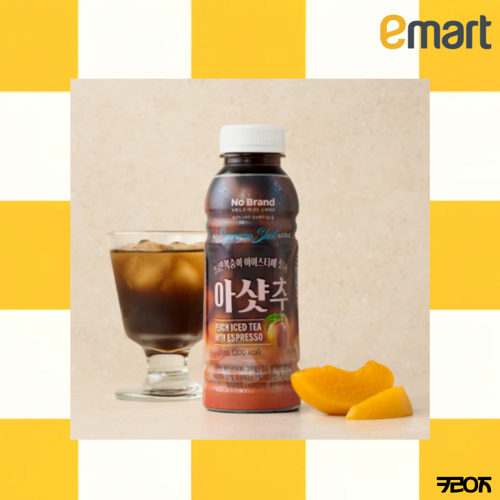 [Emart No Brand] Trà đá với Espresso Shot Ashotchu (360ml)