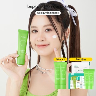 Kem chống nắng beplain sunmuse vật lý nâng tone nhẹ nhàng spf 50+ pa++++ mineral sunscreen 50ml + 50ml