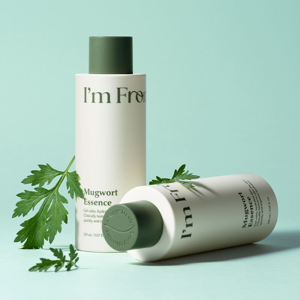 Im from Mugwort Essence Toner 150ml Acne Soothing Iritation Calming with 100% Mugwort Extract Chăm s