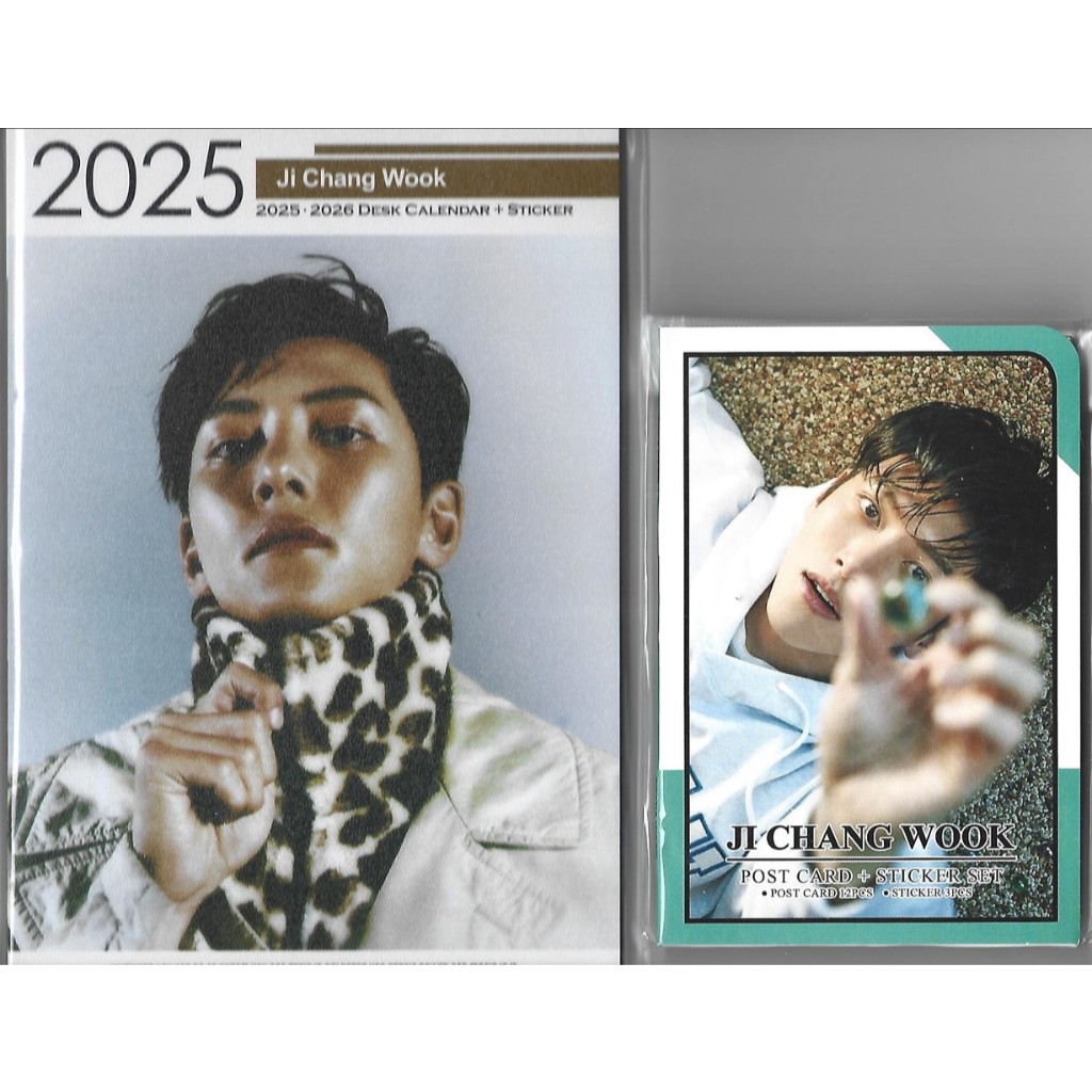Lịch ảnh Ji Chang Wook Năm 2025 & 2026 + [Bộ bưu thiếp] K-Actor < 2024.07 >
